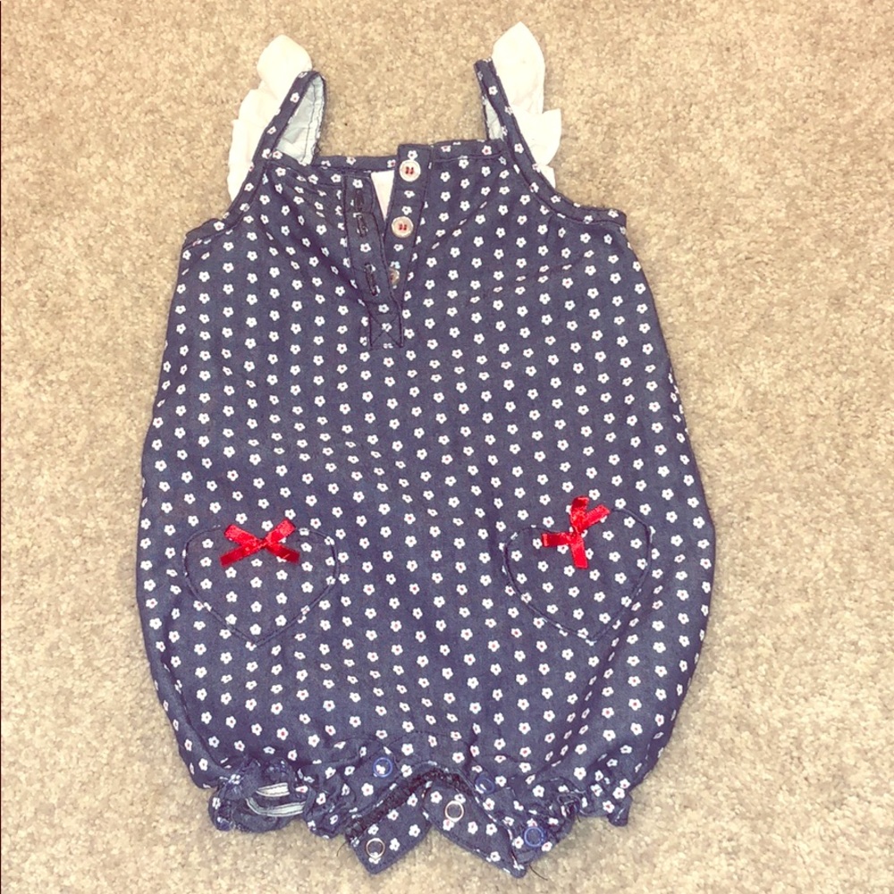 Boutique Baby Floral Romper
